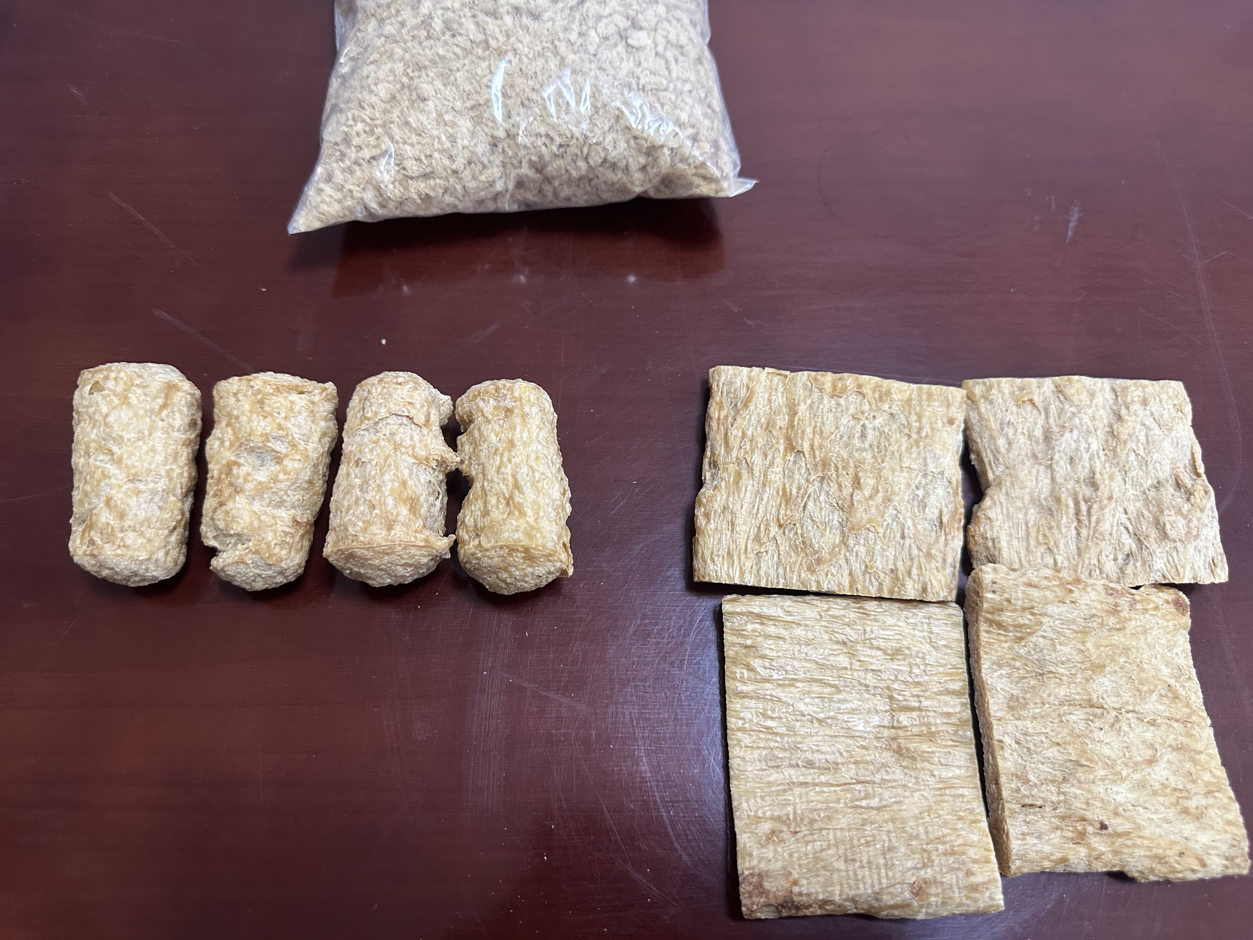 Prote&iacute;na de soja texturizada